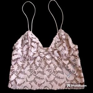 Forever 21 pink lingerie top